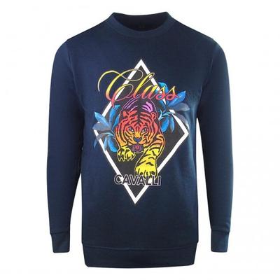 Cavalli Class Unisex Adult Diamond Tiger Sweatshirt