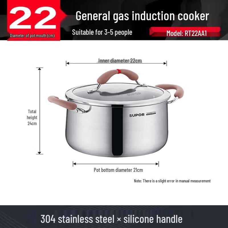 Supor 22cm 304 Stainless Steel Soup Pot