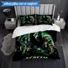 Scr-eam Horror Movie 3pcs K-pop Music Group Bedding set,Ideal for Bedroom, Dormitory,Including Duvet Cover And 2pcs Pillowcases,Fan Gifts