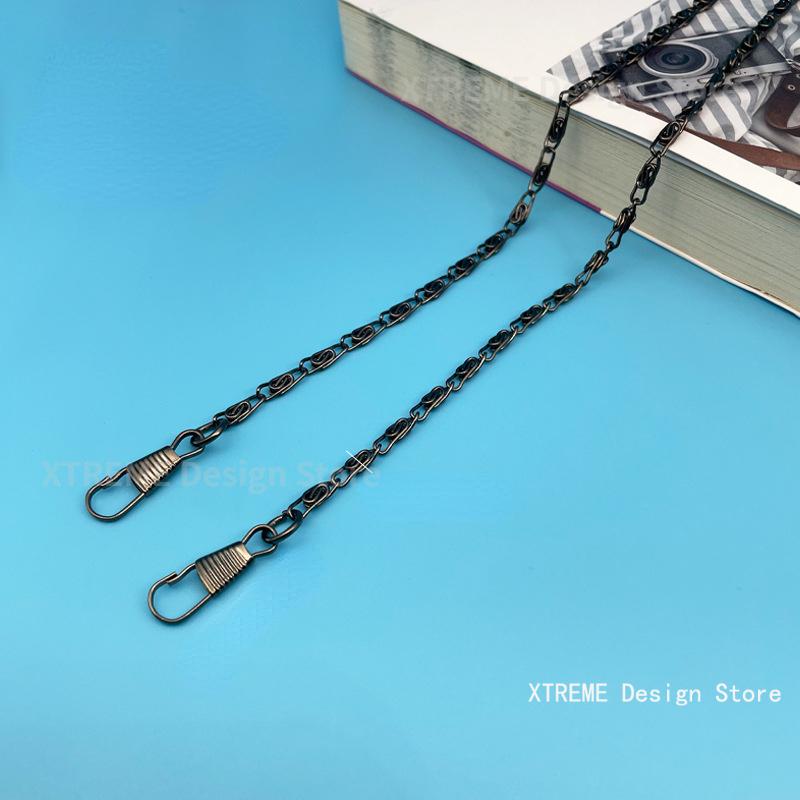 

120CM Women Metal Chain Bag Thin Purse Shoulder Bag Chains For Bag Replacement Handbag Chain Strap Accessories For Bags 120cm