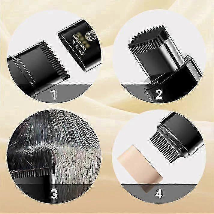 Instant Hair Color Stick Waterproof Sweatproof Hair Dye Stick with Comb for Men Women Cover Gray Hair