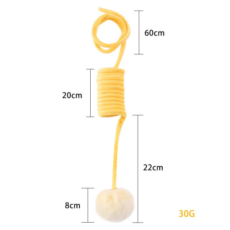 

Sucker Cat Toy Interactive Funny Cat Stick Self-Hey Hanging Door Kitten Toys Automatic Scratch Rope Pet Toys Cat Accessories