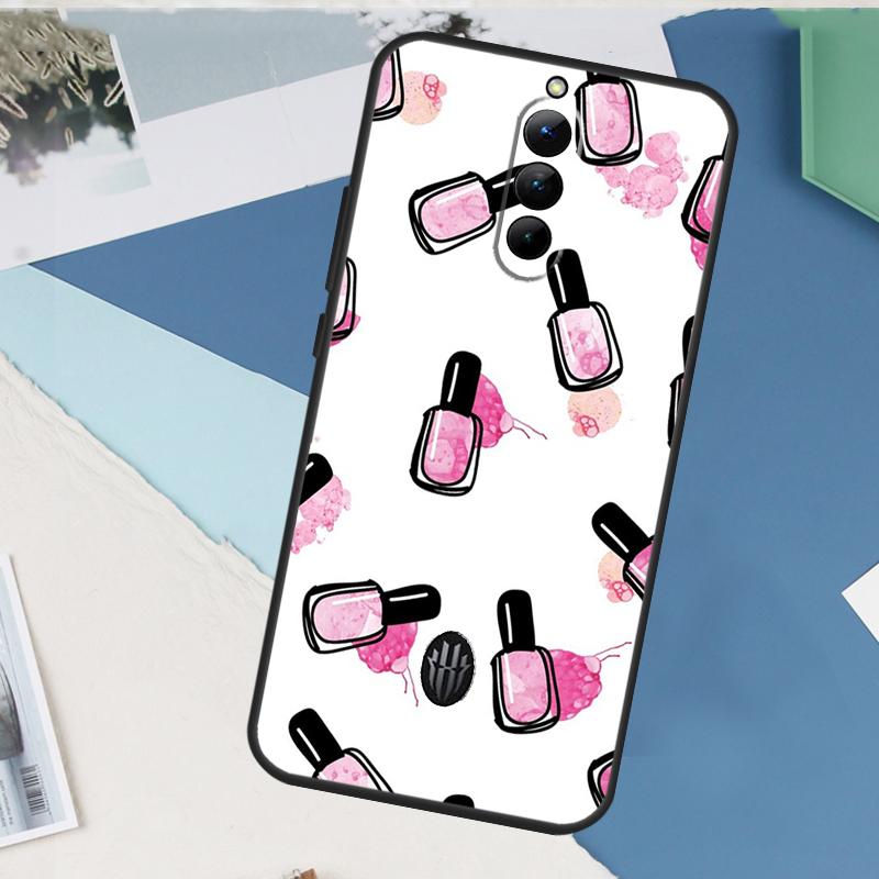 Nail Polish Bottles Collection Case For ZTE Nubia Red Magic 8S 9S 10S 10 9 8 11 Pro Plus 6 7 6S 7S Pro 5G 6R 10 Air Cover