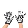 European and American Punk Skeleton Claws Joints Bone Festival Men and Women Halloween Carnival Supplies Show Short Ghost Gloves