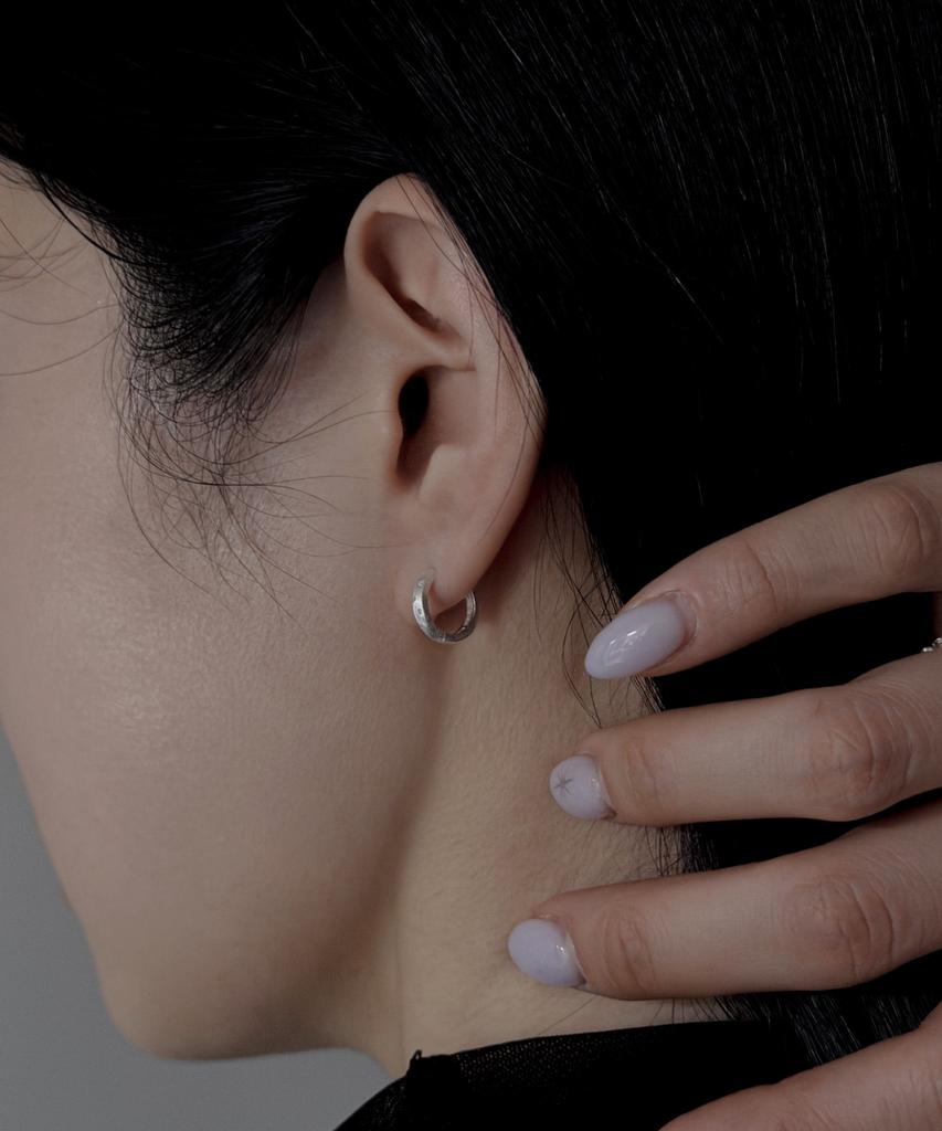 Knosis [925 Silver] Milky Way Earrings