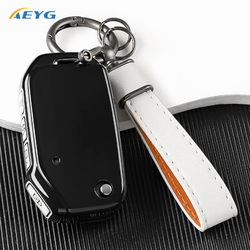 Tpu Car Folding Key Case Cover For Kia Sportage R Stinger Gt Sorento Ceed Cd Cerato Forte Fob Keychain Accessories