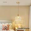 Crystal Chandelier: Luxury All-Copper Glass Pendant Light for Hallway, Entrance, or Balcony