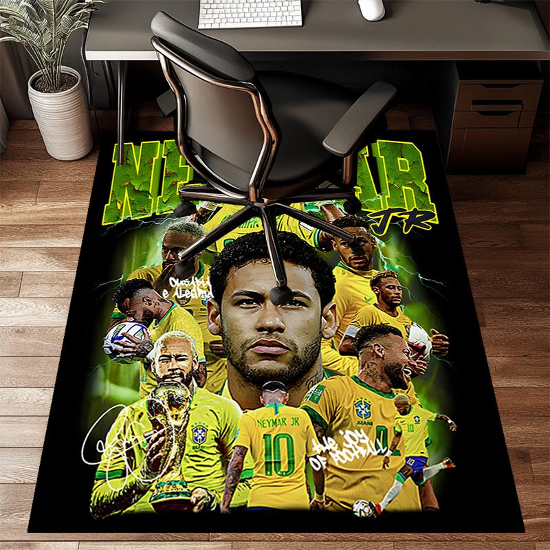 1pc Neymar12 Design Printed Area Rug Carpet for Bedroom Living Room Home Decor Rugs Mat Non Slip Mat Rug for Bedside