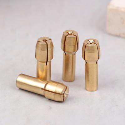 10Pcs/set 0.5mm-3.2mm Mini Drill Chucks Adapter Chucks For Chuck Adapter Micro Collet Brass DIY Power Rotary Tool
