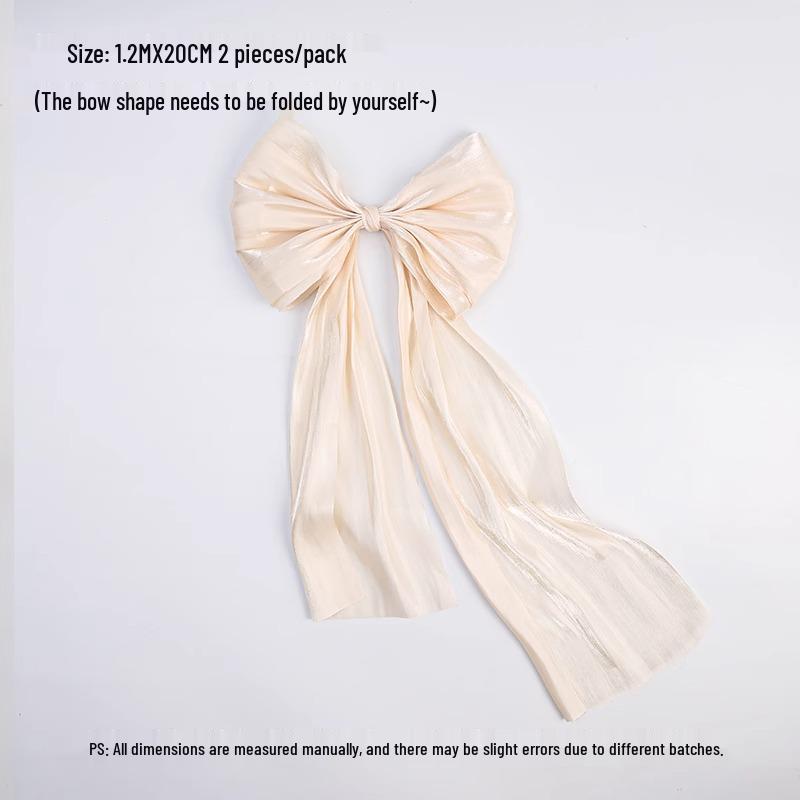 French Pearlescent Snow Satin Fabric Flower Bouquet DIY Bow Decoration Floral Art Materials