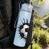1PC Explosion Effect Soccer Ball Art 750ml Color Plastic Sports Water Bottle Leakproof Flip Straw Lid Suitable for Sports Office Home Use