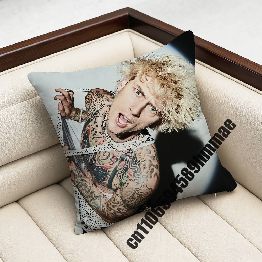 For M-Mgk Lost Americana Throw Pillow Case Sham 45X45Cm 40X40Cm Square Car Pillowcase Pad Cushion Cover