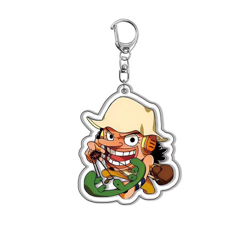 Acrylic Keychain One Piece Luffy Roronoa Zoro - related bag charms and keychains