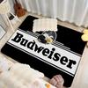 King Of Beer B-Budweiser Door Mat Kids Room Bedroom Decoration Balcony Anti-Slip Doormat Living Room Doormat Area Rug