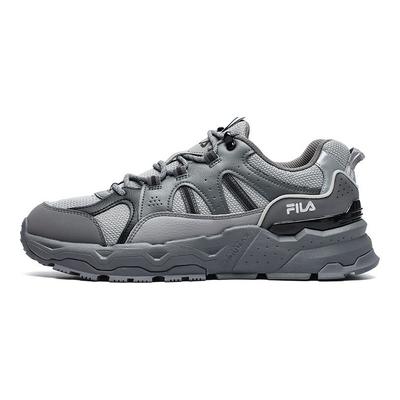 Trek 1S Fabric Outdoor Trendy Retro Low-Top Lifestyle Shoes Men Sneaker Gray F12M242119FDQ
