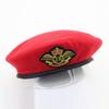 Marvel Logo Wool Beret Hat With Retro British Style And Uv Sunshade For Adults