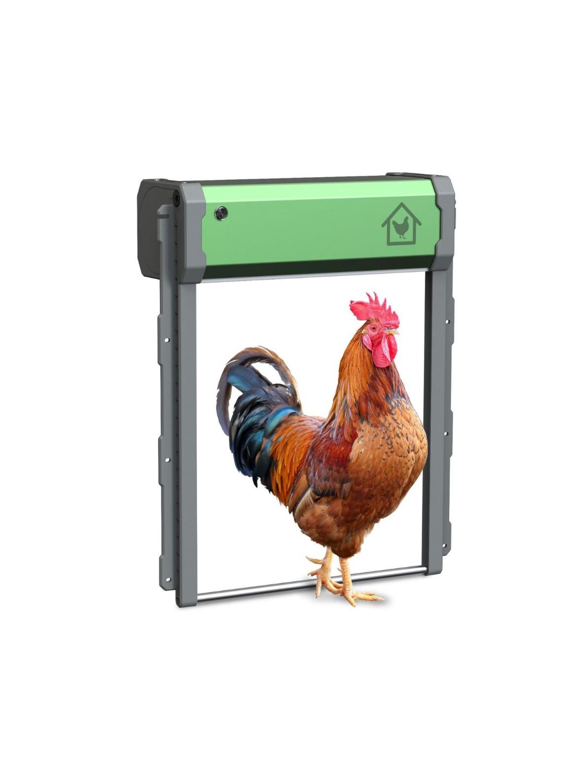 Automatic Chicken House Door Anti-pinch Waterproof Chicken Door Solar Light Sensing Timing Remote Control Rolling Shutter Doors