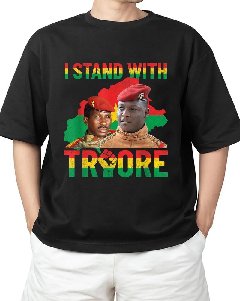 Africa Resistance Thomas Sankara Burkina Faso Ibrahim Traore Adult S-4XL Unisex T-Shirt XXXL
