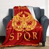 Customiz Name Personality SPQR logo Blanket Soft &Warm Sofa Office Bed Travel Lunch Break Blanket, Gift Suitable All Seasons