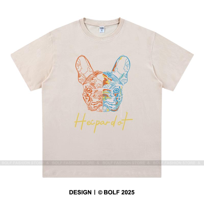 

Y2K Rhinestone Puppy Portrait T-Shirt for Men Women Unisex 100% Cotton Shiny Graphic Tees Tops Street Style 4XL