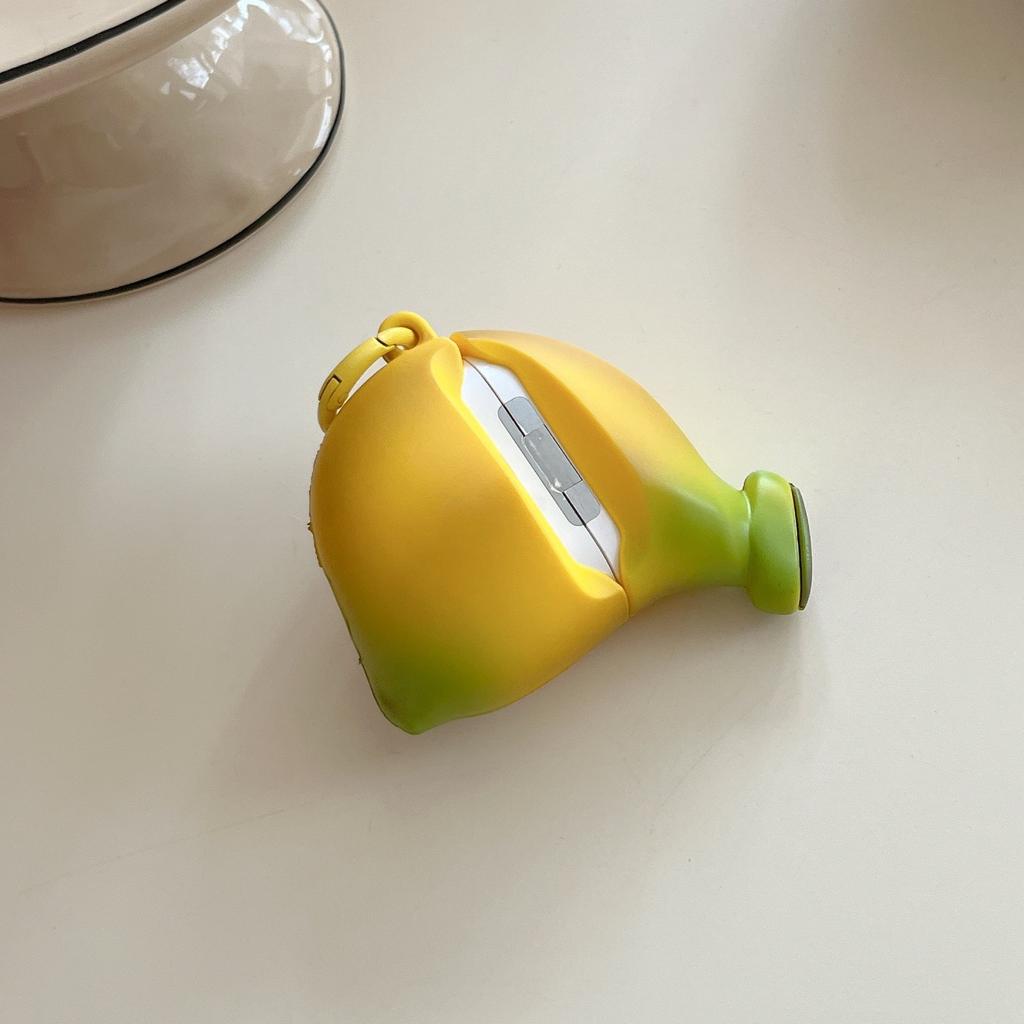 Three-dimensional Banana for Apple AirPods4 Earphone Case 1/2/3 Generation AirPods Pro3 Protective Case Silicone