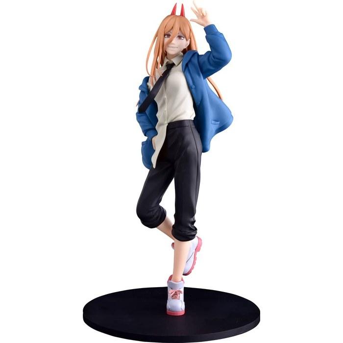 PLAMAX Chainsaw Man Power Non-Scale Assembly Plastic Model Blue (x 1)