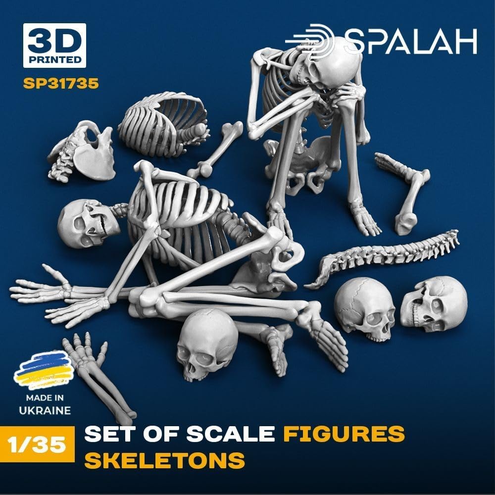 Spallach Skelett-Set 3D-Drucker-Kit SPU31735 1/35