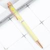 1 Pcs Flower Ballpoint Pen Metal Office School Stationery Gift Cute Clip Pens Pencils Writing Supplies