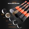 SPTA Car Detailing Brush Mix 5 Materials Brush Set With Detachable Elbow Conversion For Air Vents Engine Bays Dashboard & Wheels