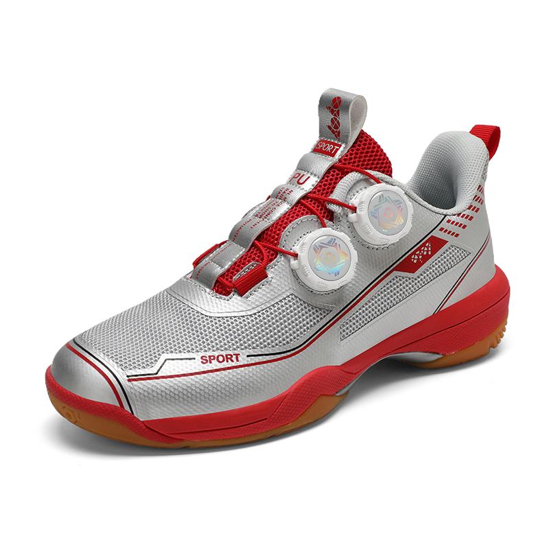 Scarpe da Badminton Professionali per Uomo e Donna, Scarpe da Pallavolo Professionali, Scarpe da Tennistavolo Traspiranti in Rete Leggere