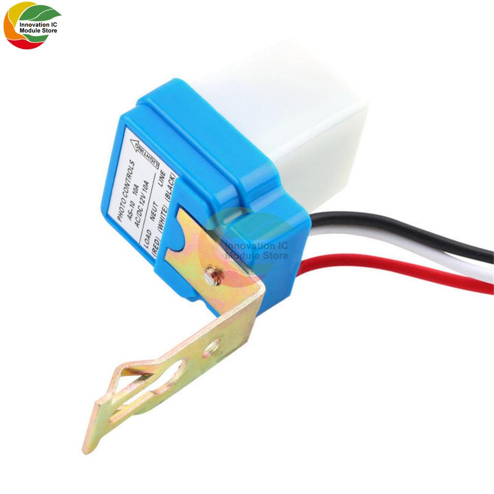 

Auto Switch Sensor On/Off Photocell Street Light Switch 50-60Hz 10A Photo Control Photoswitch Sensor DC 12V 24V AC 220V