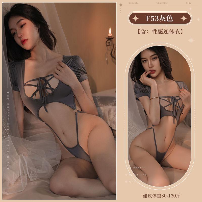 Style Bell Sex Lingerie Uniform Seduction Sexy Passion Large Size onesie Seduction Straps Uniform Seduction