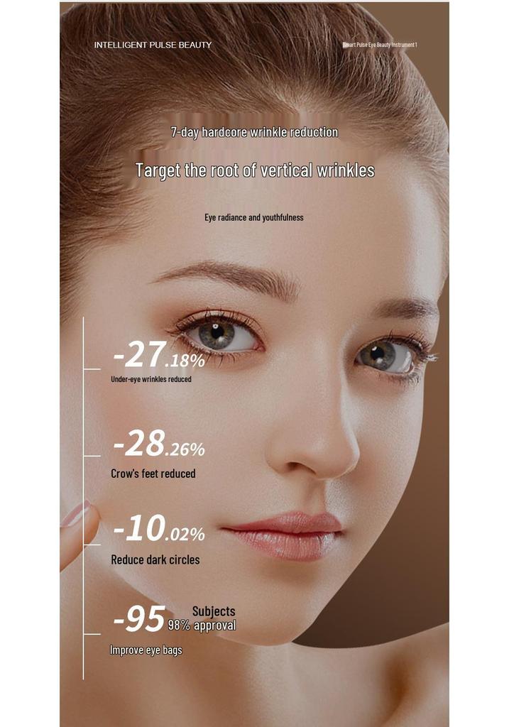 EMS Microcurrent Beauty Eye Massager: Fade Dark Circles & Wrinkles, Small Mask King