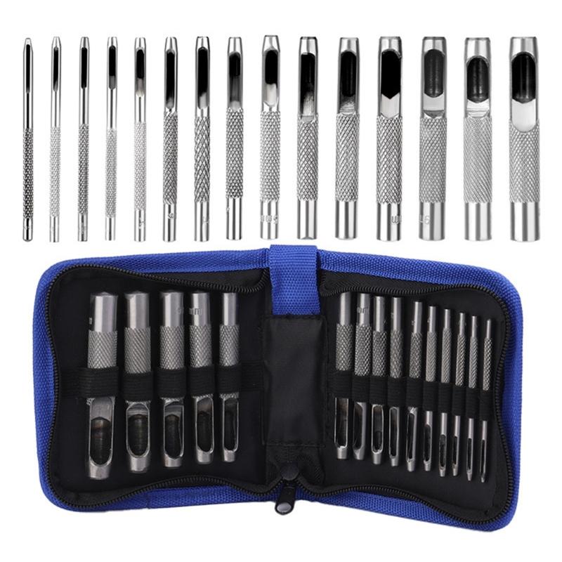 Hohler Lederlochstanzer Werkzeug Schwerlastlegierung Rundlochstanzer Werkzeug