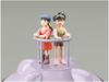 Aoshima Bunka Kyozaisha Future Boy Conan Flying Machine I II Scale Plastic Model White No.6 & 1/32 & 1/144