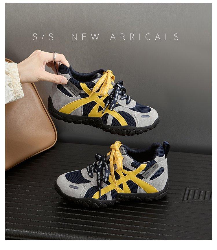 

7СМ увеличение внутренней высоты Немецкие тренировочные туфли женские туфли 2025 осень новая сетчатые на толстой подошве дышащие повседневные спортивные туфли туфли Форреста Гампа 40