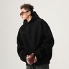 Mens Oversized Hooded Sweatshirt Loose Fit Casual Long Sleeve Pullover Streetwear Plain Color Unisex