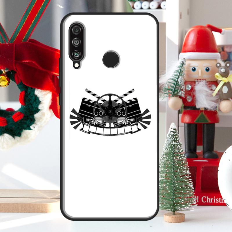 

Cute Film Movie maker Clapper board For Huawei Nova 5T 9 10 SE 7i 8i 11i 12i Y73 Y72 Y61 Y91 Y60 Y70 Y90 P20 P40 P30 Lite Case Huawei Nova 11