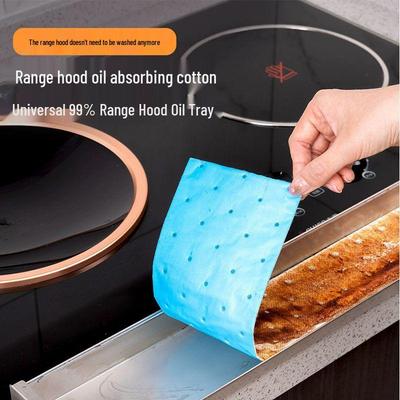 Hitzebeständiges Küchenöl-Absorptionspapier und Baumwollfilter für Dunstabzugshauben
