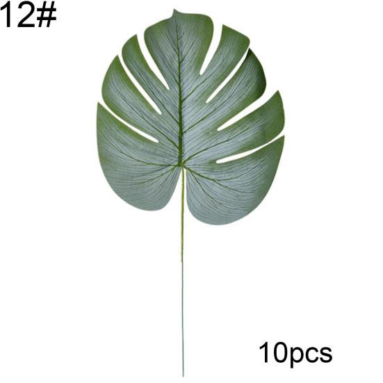 10 τεμ. Τεχνητό φυτό Fake Monstera Leaves για διακόσμηση πάρτι σαλονιού τοίχου