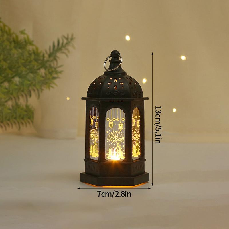 Ramadan Decoration 2026 Eid Mubarak Candle Lamp Desk Accessories Light Lamp Muslim Home Decoration Party Decor