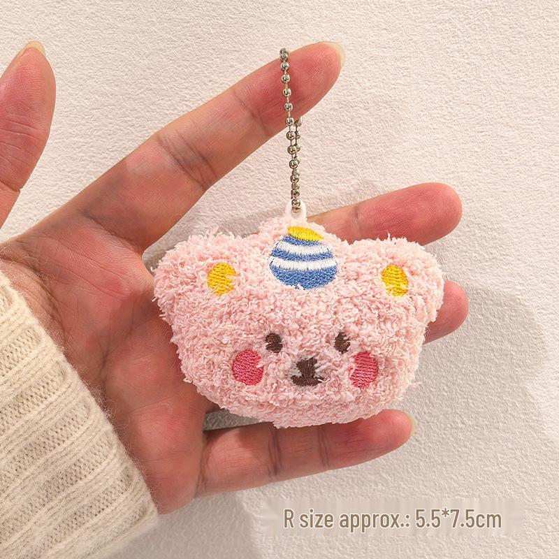 Year of the Sheep Lamb Keychain: Cute Plush Pendant for Students' Bags