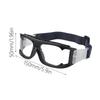 Sports Goggles Adult Protective Safety Goggles Basketball Glasses for Men with Adjustable Head Strap & Replaceable Lens