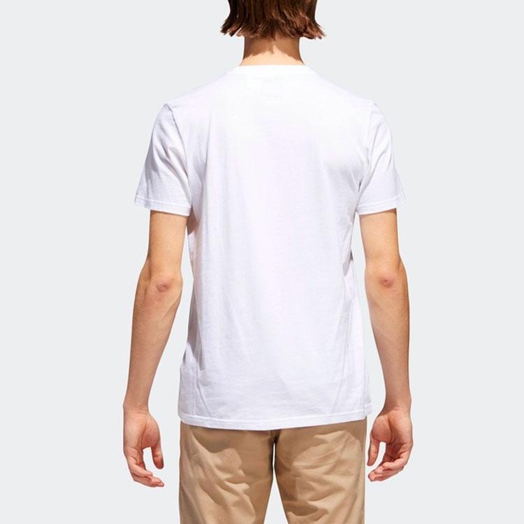 Adidas Originals Warp Pocket Tee Round Neck Short Sleeve Men Tops White CF3107