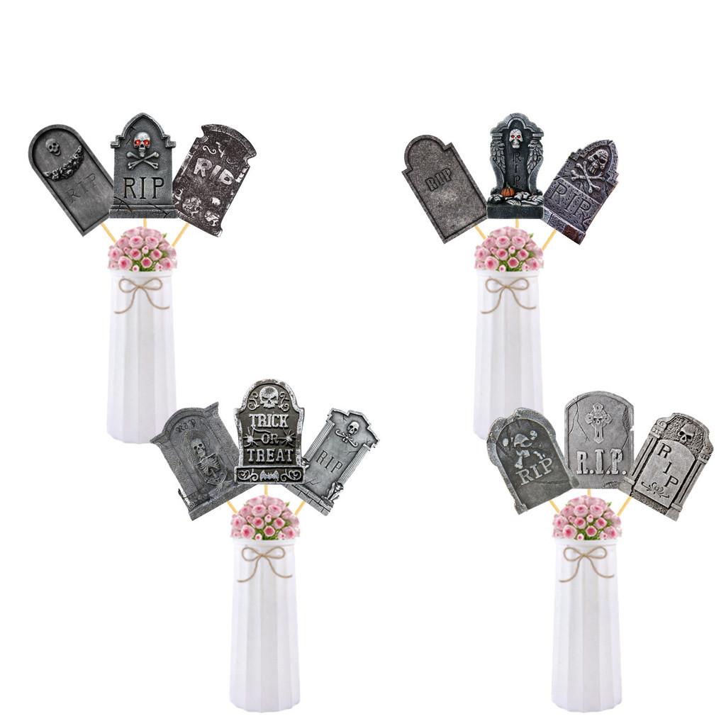 Halloween Cemetery Style Vase Plugin Paper Decorations For Scene Festive
