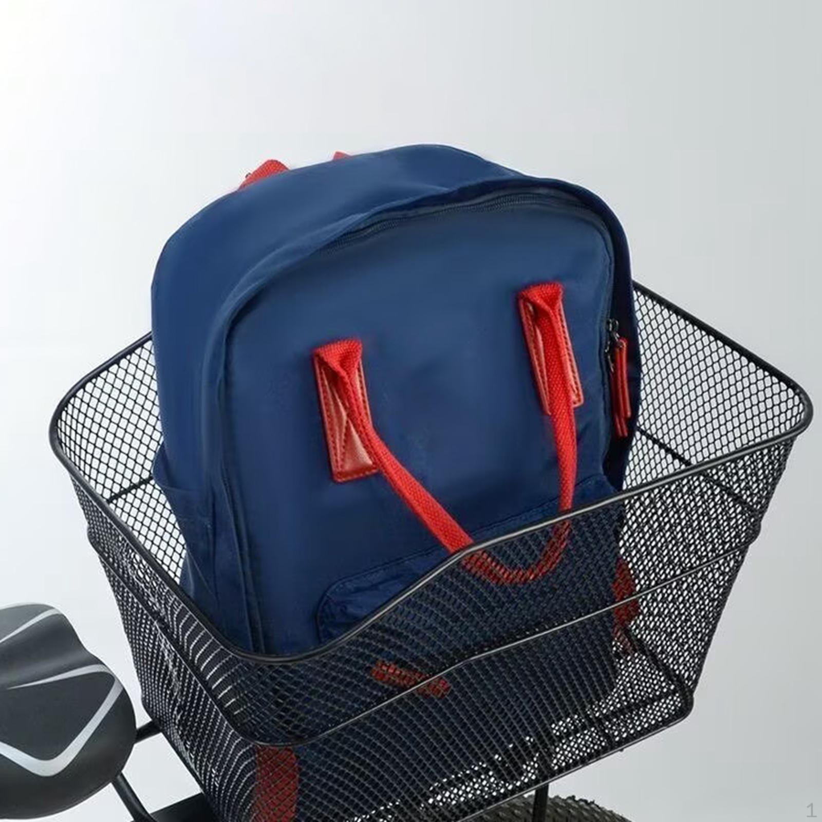 

Bike Rear Basket Large Capacity Cycling Accessories Premium Rack Mount