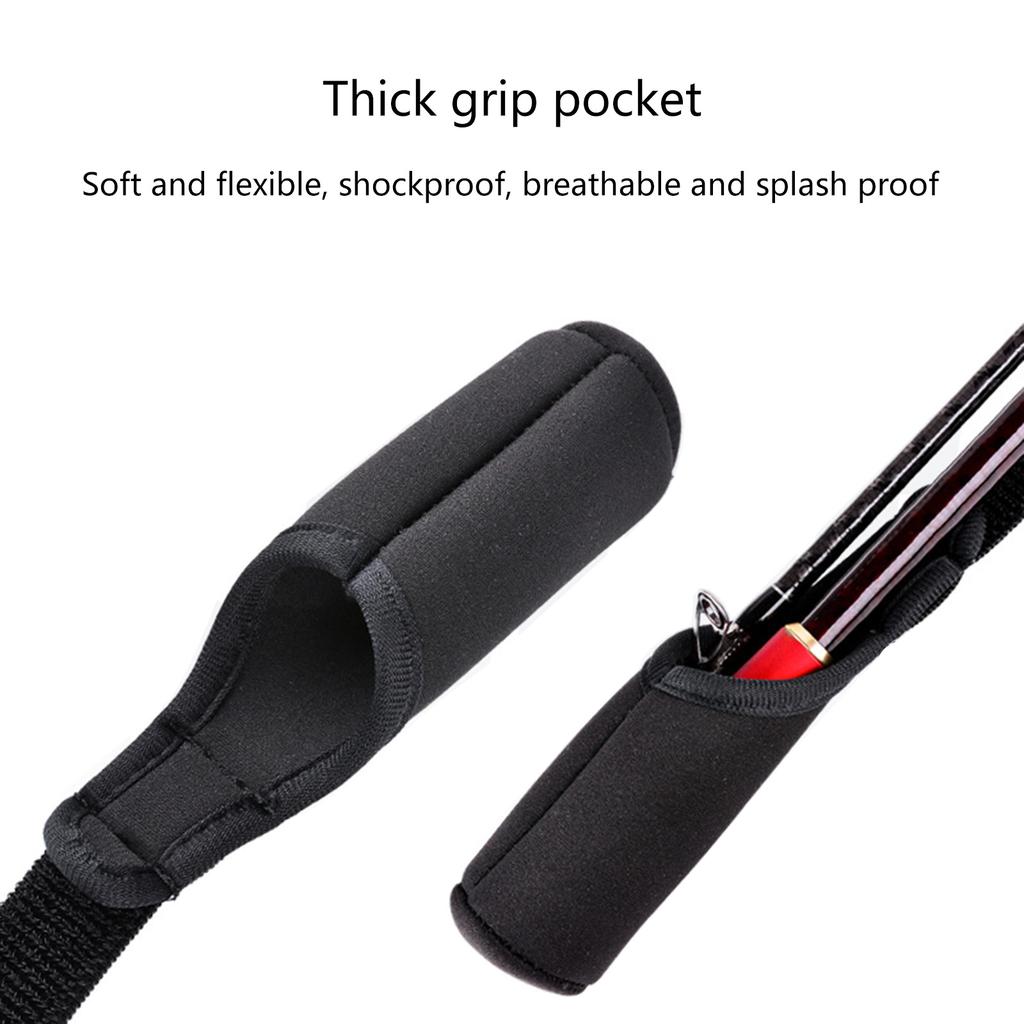 Adjustable Fishing Rod Tip Covers Fishing Rod Belt Protector Sleeve Fishing Poles Sleeve Cover Glove Protector Cap