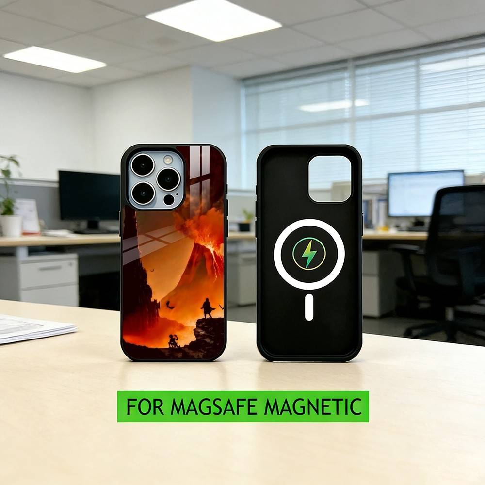 The L-lord of the R-rings Phone Case For iPhone17,16,15,14,13,12,11 Plus,Pro Magnetic with Magsafe Wireless Charging