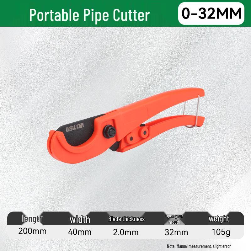 PPR PVC Pipe Cutter: Hot Melt Pipe Line Scissors with Quick-Cut Blade for Efficient Pipe Cutting
