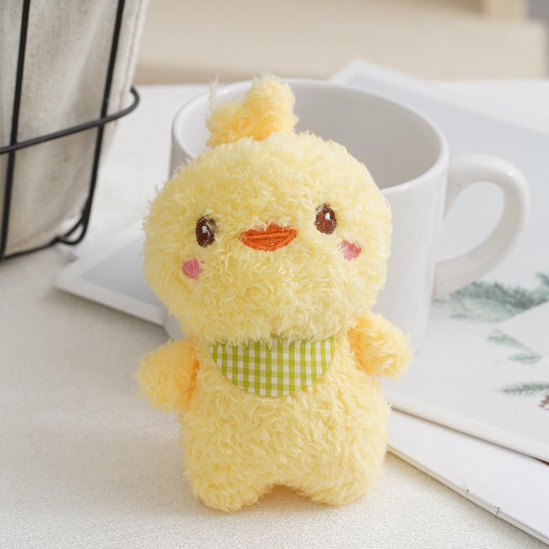 Adorable Plush Chicken Cherry Duck 12cm Pp Cotton Stuffed Animal Gift For Girls